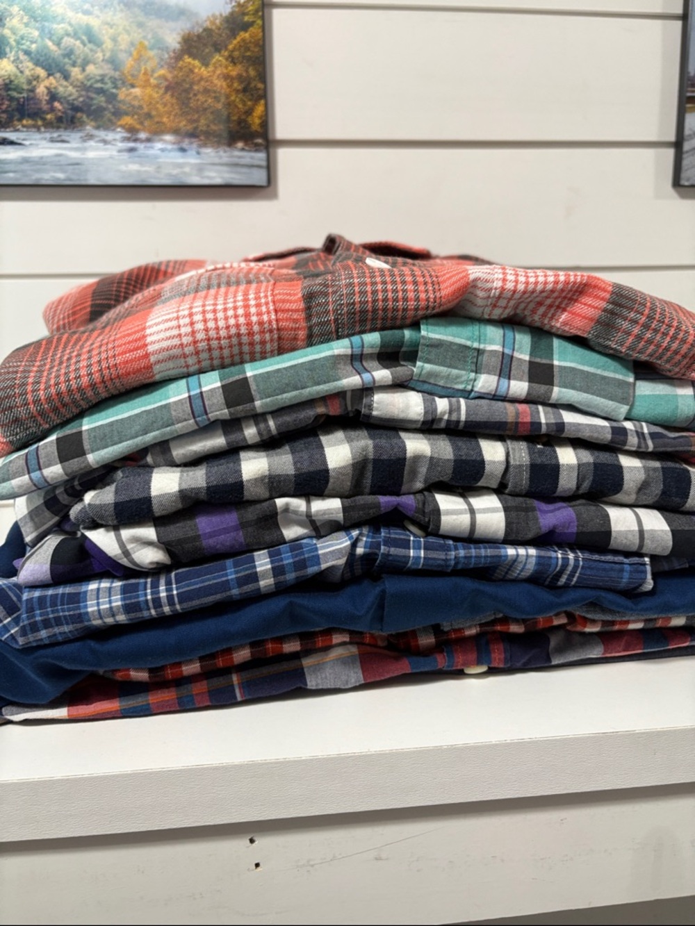 Mens Resale Bundle - L/XL Dress Shirts, Flannels, Long Sleeves